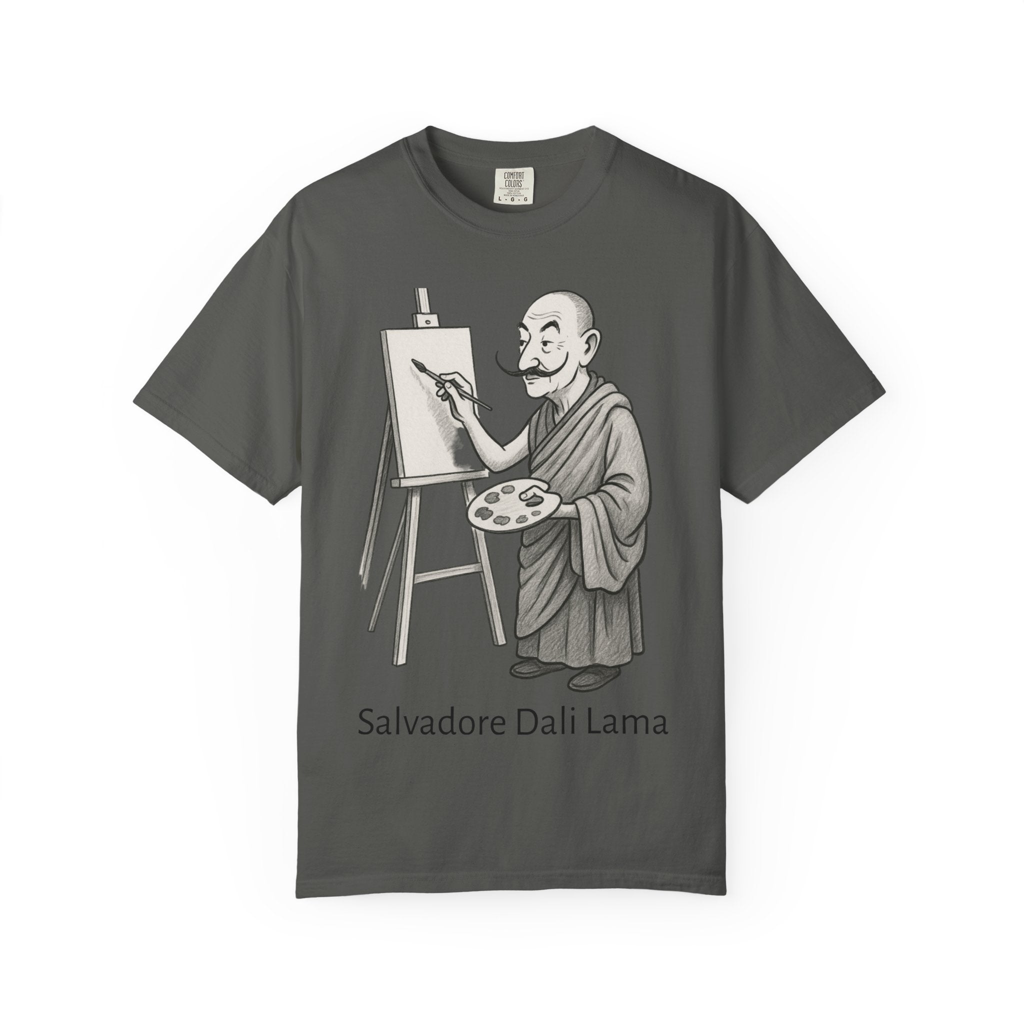 Salvador Dali Llama T-Shirt – Funny Art Pun Tee, Surreal Artist Humor Graphic Shirt