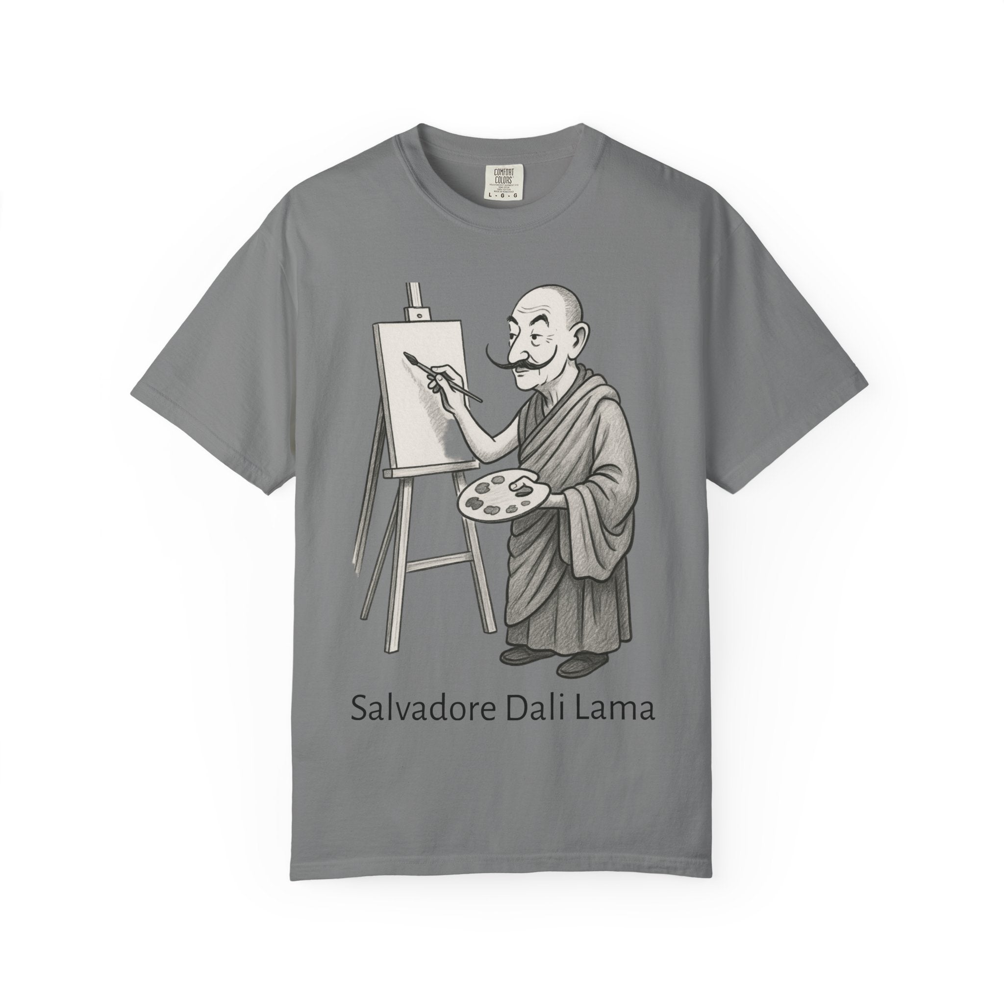 Salvador Dali Llama T-Shirt – Funny Art Pun Tee, Surreal Artist Humor Graphic Shirt