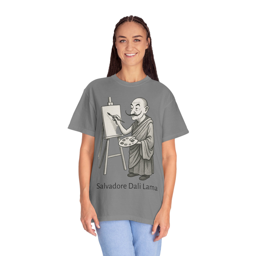 Salvador Dali Llama T-Shirt – Funny Art Pun Tee, Surreal Artist Humor Graphic Shirt