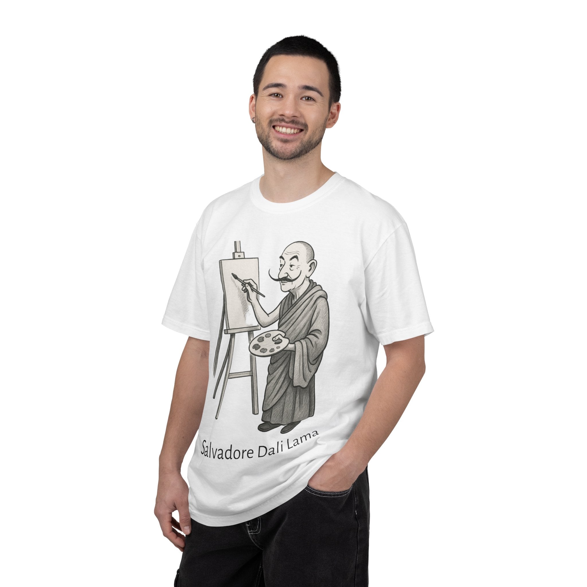 Salvador Dali Llama T-Shirt – Funny Art Pun Tee, Surreal Artist Humor Graphic Shirt