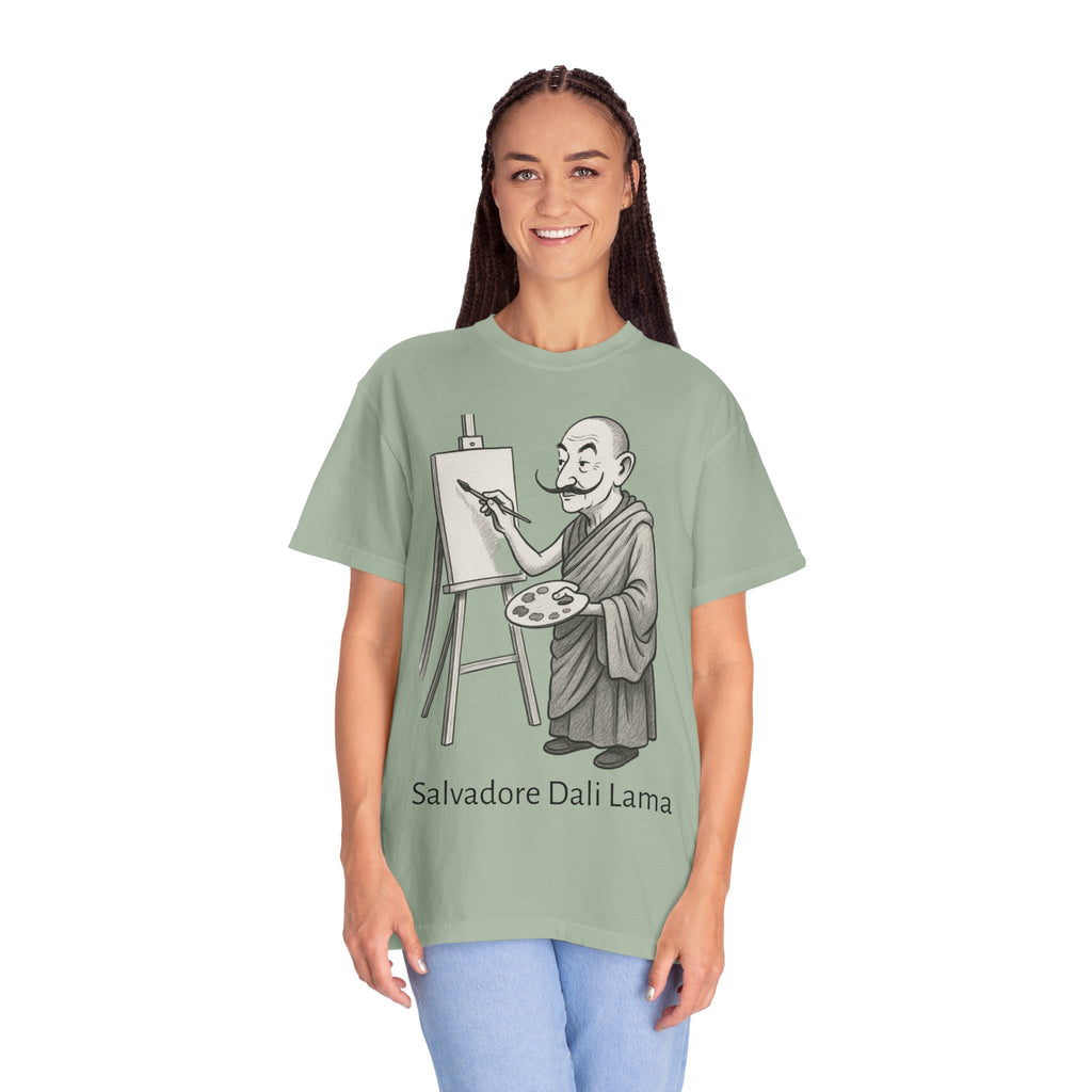 Salvador Dali Llama T-Shirt – Funny Art Pun Tee, Surreal Artist Humor Graphic Shirt