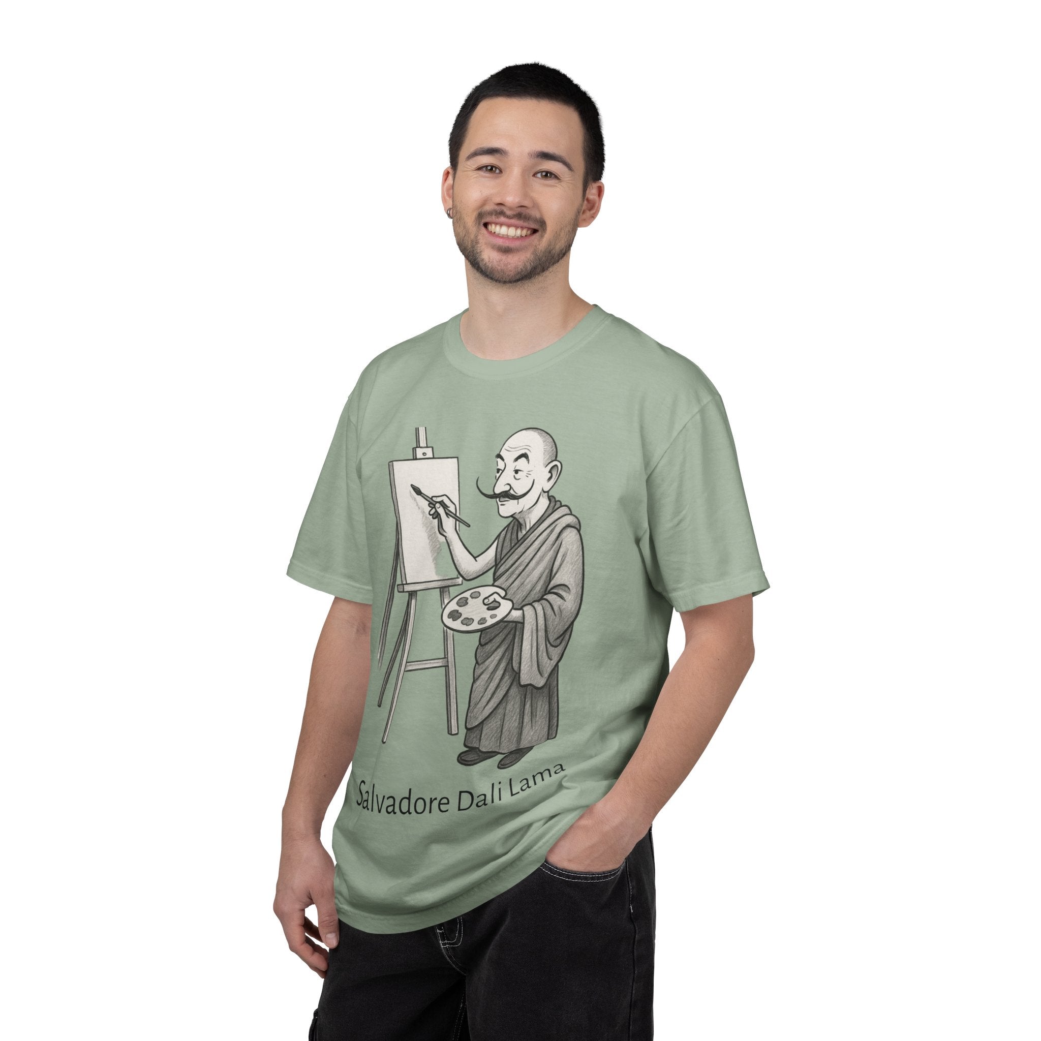 Salvador Dali Llama T-Shirt – Funny Art Pun Tee, Surreal Artist Humor Graphic Shirt