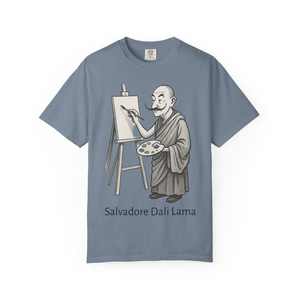 Salvador Dali Llama T-Shirt – Funny Art Pun Tee, Surreal Artist Humor Graphic Shirt