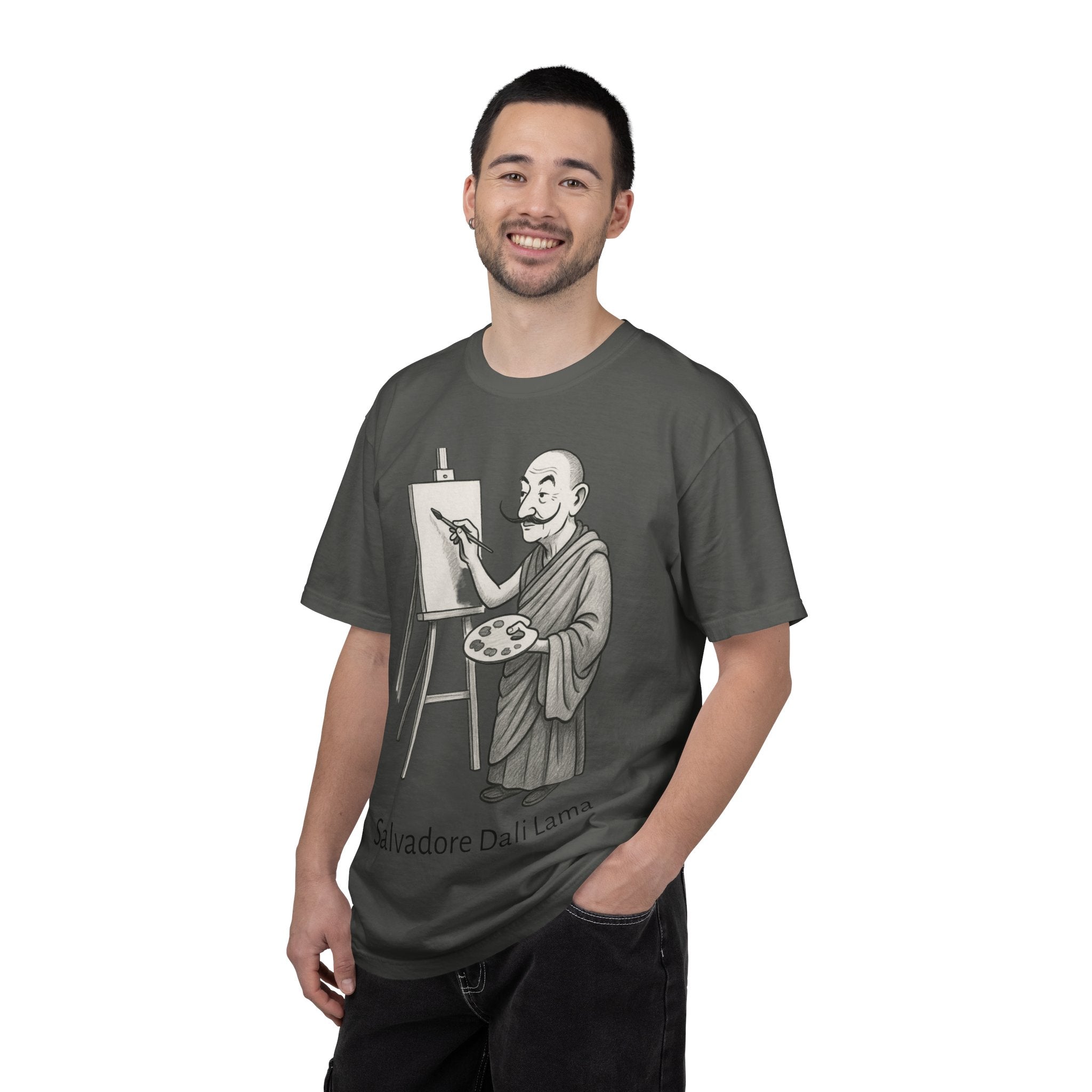 Salvador Dali Llama T-Shirt – Funny Art Pun Tee, Surreal Artist Humor Graphic Shirt
