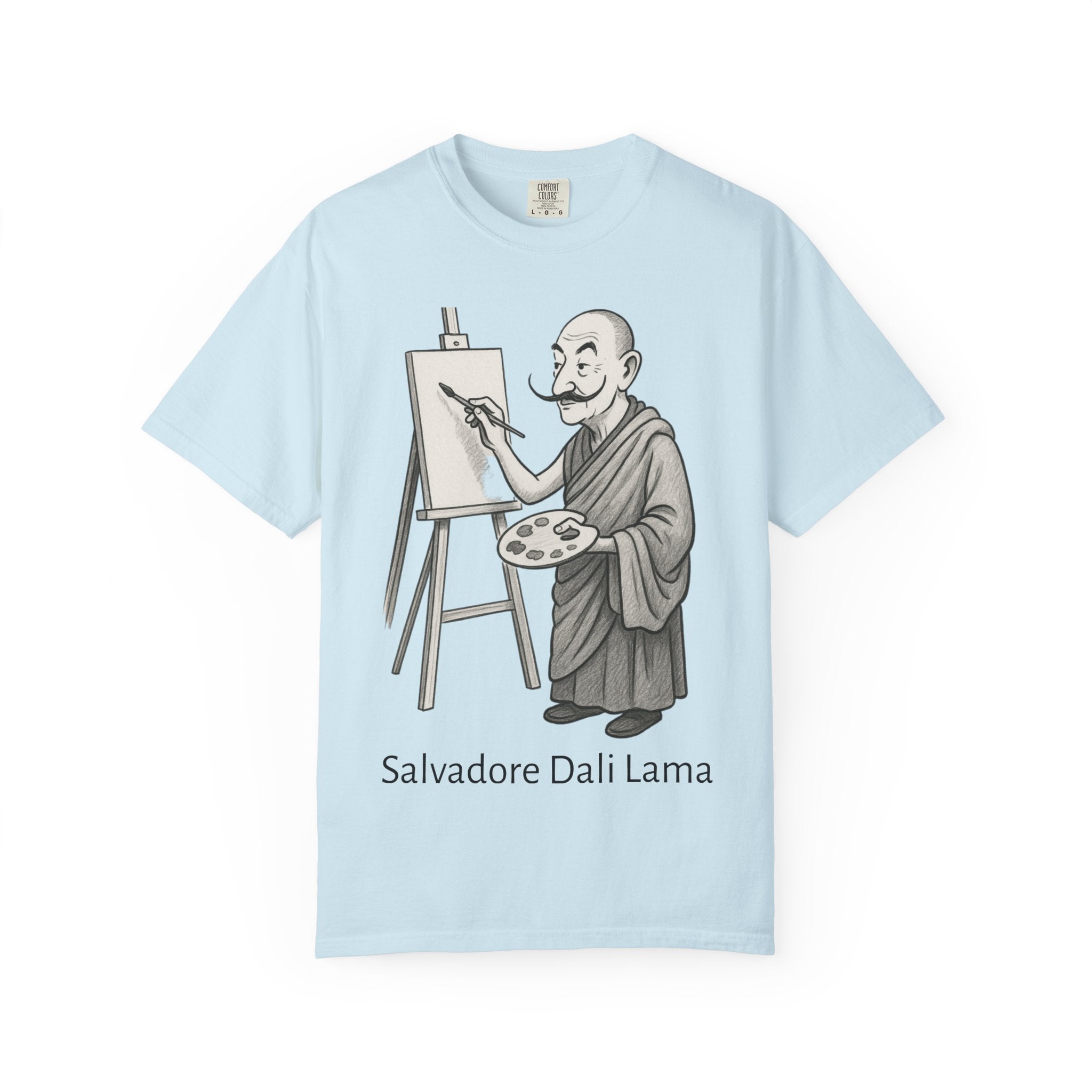 Salvador Dali Llama T-Shirt – Funny Art Pun Tee, Surreal Artist Humor Graphic Shirt