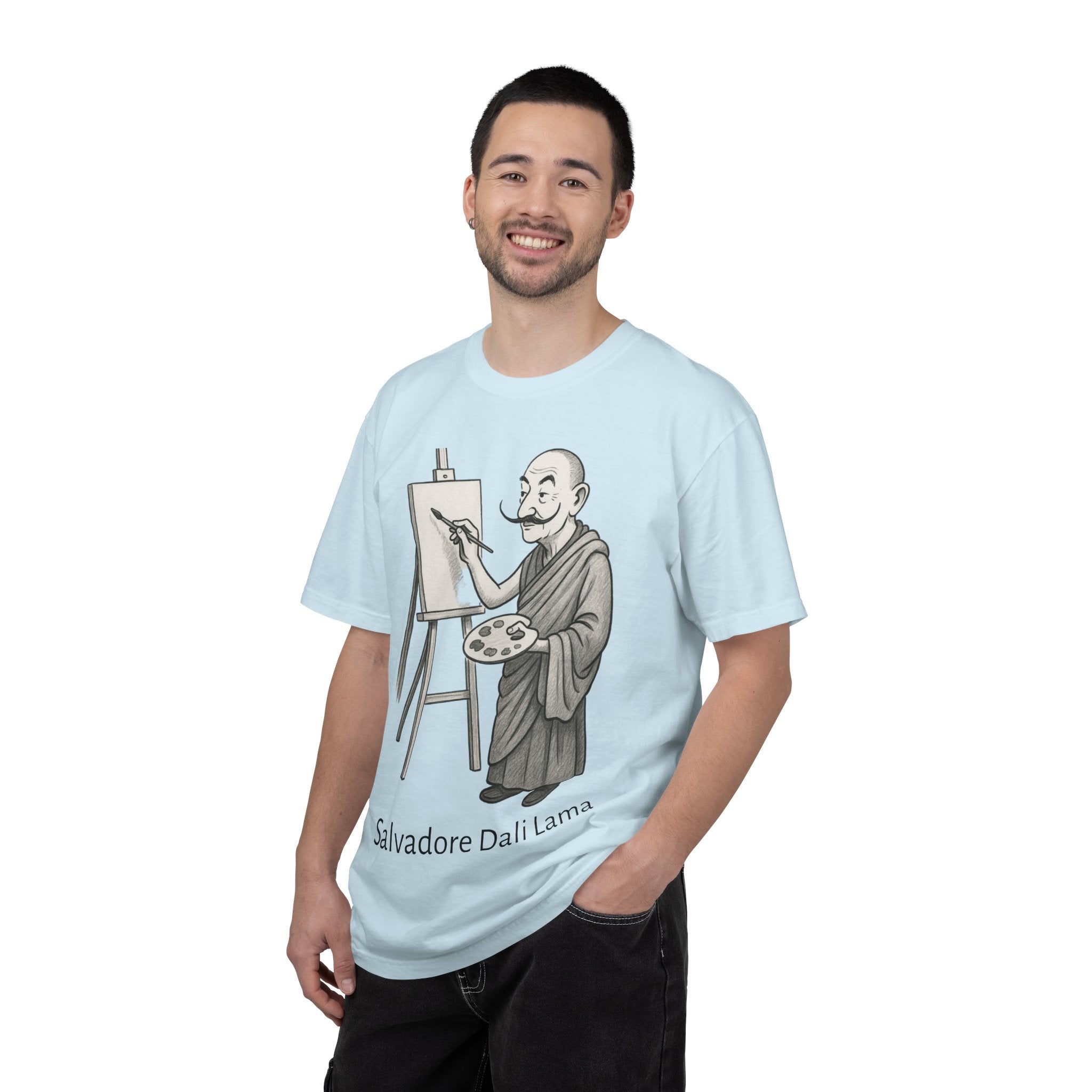 Salvador Dali Llama T-Shirt – Funny Art Pun Tee, Surreal Artist Humor Graphic Shirt