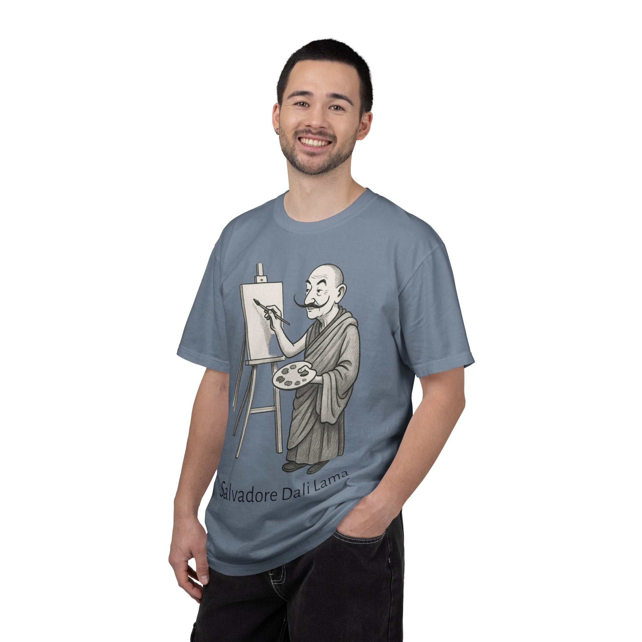 Salvador Dali Llama T-Shirt – Funny Art Pun Tee, Surreal Artist Humor Graphic Shirt