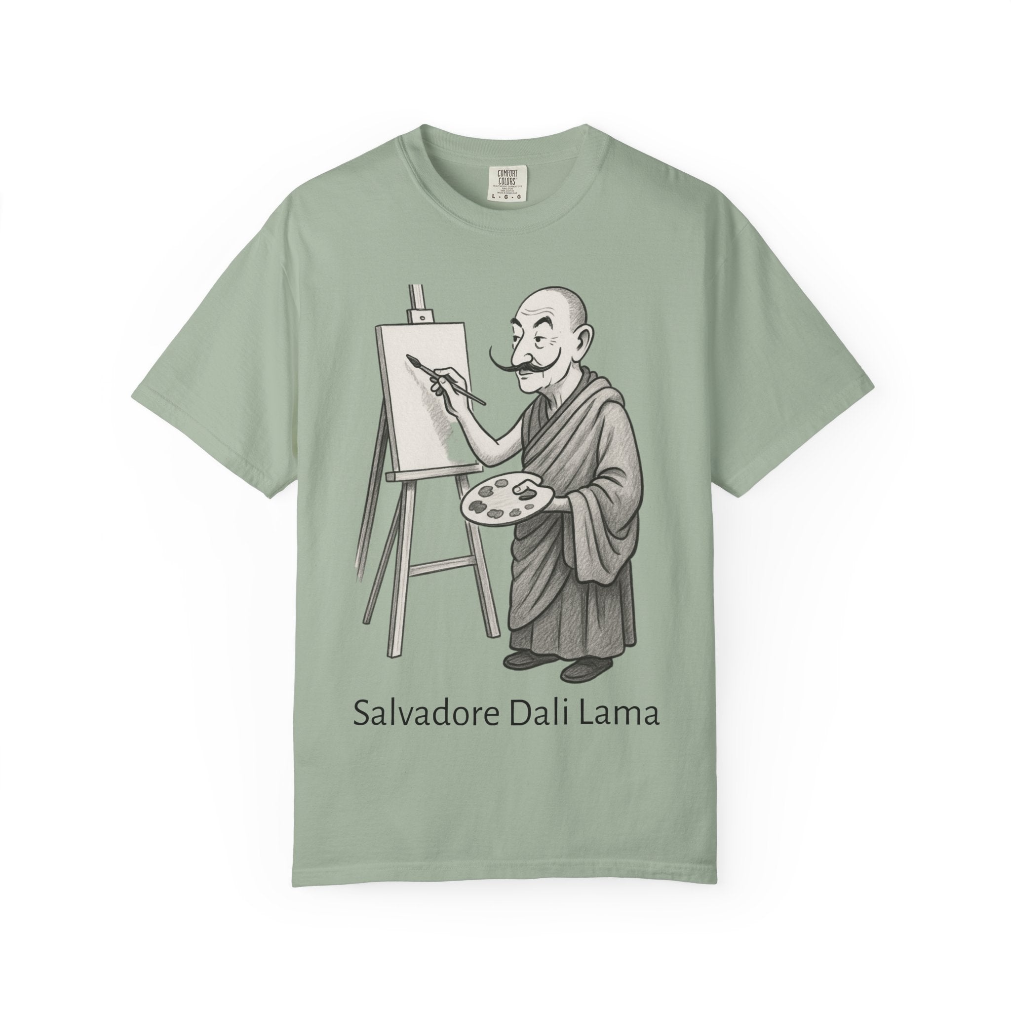 Salvador Dali Llama T-Shirt – Funny Art Pun Tee, Surreal Artist Humor Graphic Shirt